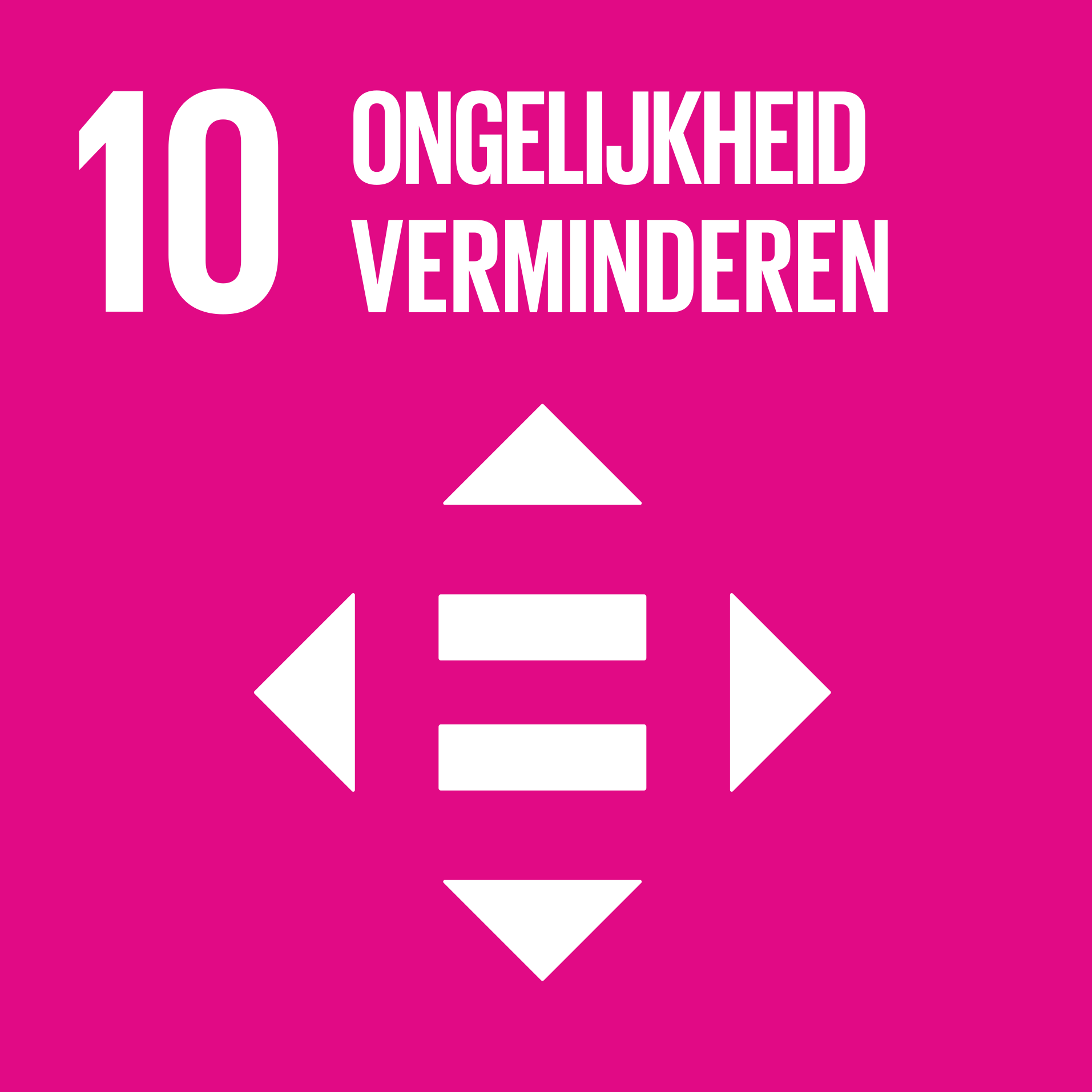 Doelstelling 10 - Ongelijkheid verminderen