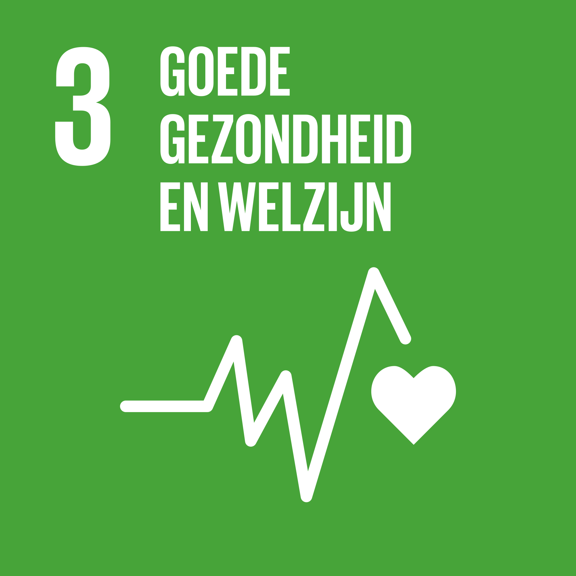 Doelstelling 3 - Goede gezondheid en welzijn